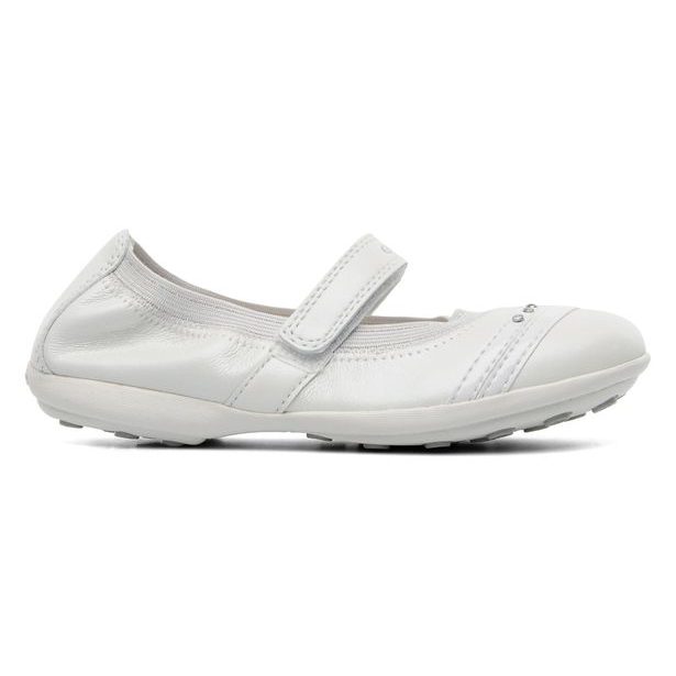 GEOX J JODIE D – PEARL.LEATHER WHITE