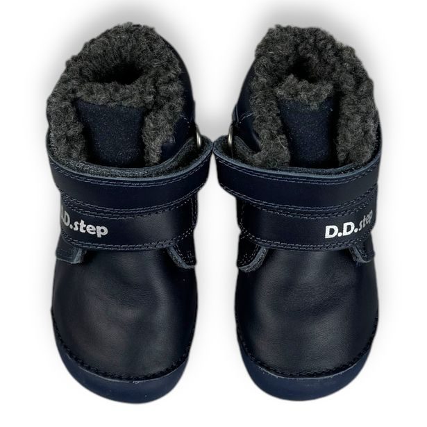 DDstep dětské zimní barefoot boty - Dinosaurus