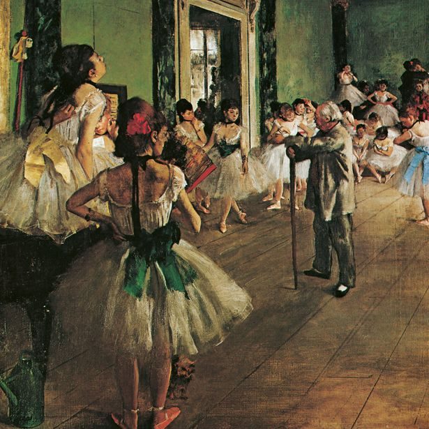 NOTIQUE Poznámkový kalendář Edgar Degas 2026, 30 x 30 cm
