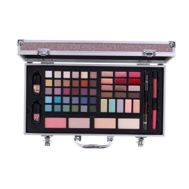 Kosmetický kufřík metalický velký