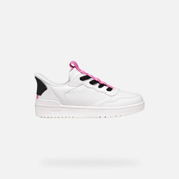 Bílé dívčí tenisky Geox Washiba Fast In