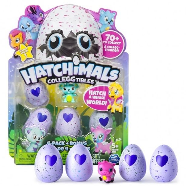 Hatchimals - zberateľská zvieratka vo vajíčku čtyřbalení