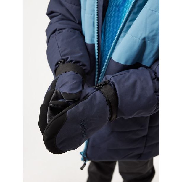 Unuo Dětské zimní rukavice Ski, Tm. Modročerná