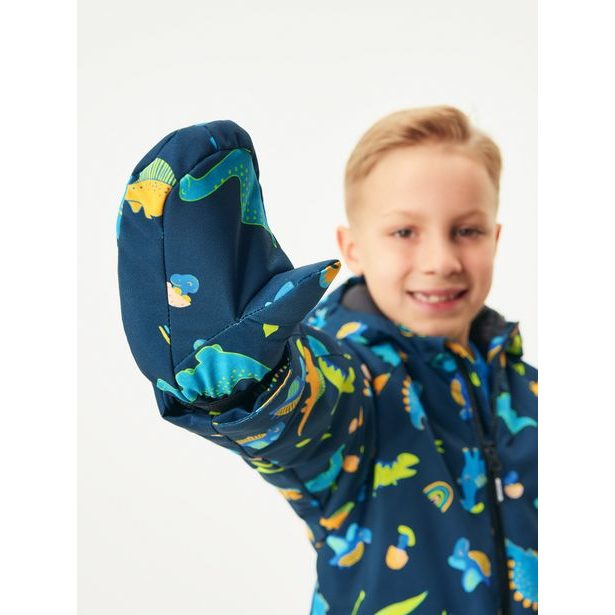 Unuo Dětské zimní rukavice Polar, Dinosauři