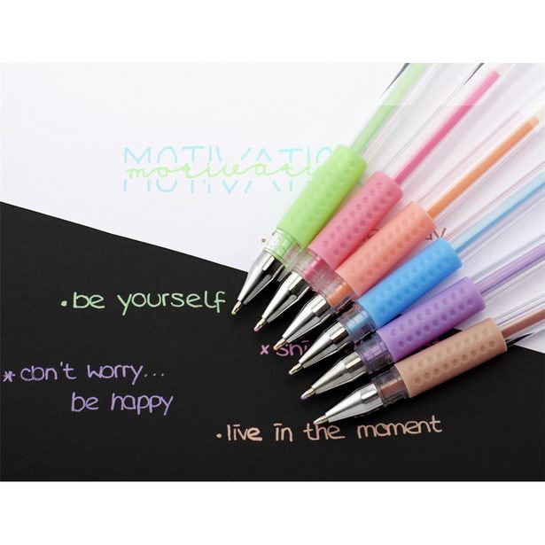 Hama gelové kuličkové pero Pastel - set 6 pastelových barev