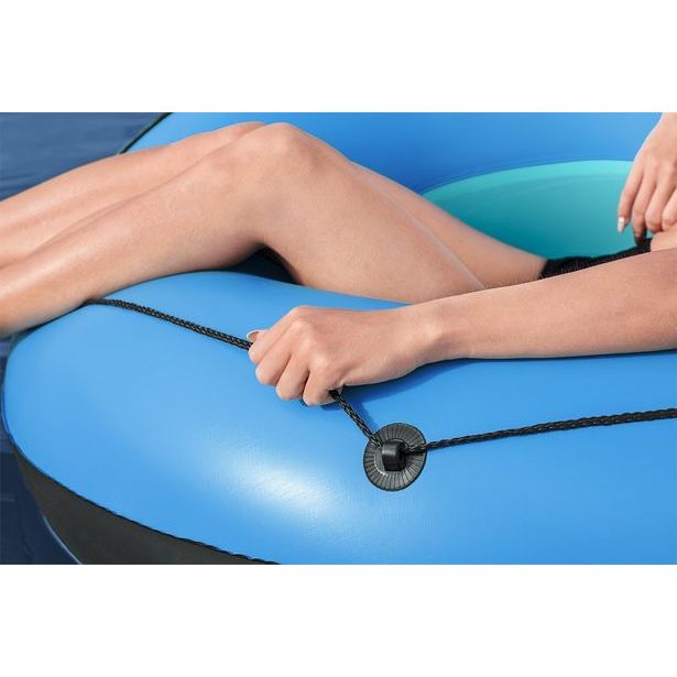 Bestway Nafukovací křeslo na vodu Whitecup, průměr 106cm, modrý