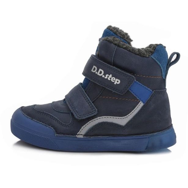 D.D.step dětské zimní boty W068-235 Bermuda blue