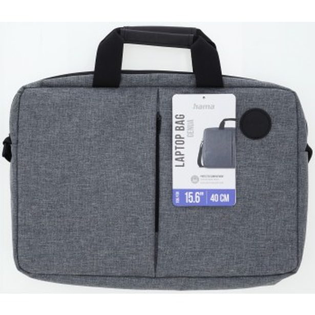 Hama Genua, brašna na notebook, do 40 cm (15,6"), šedá