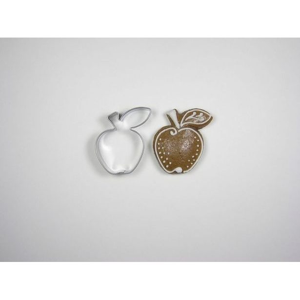 vykr.NR 0030 Jablko, 4,5x3,6cm