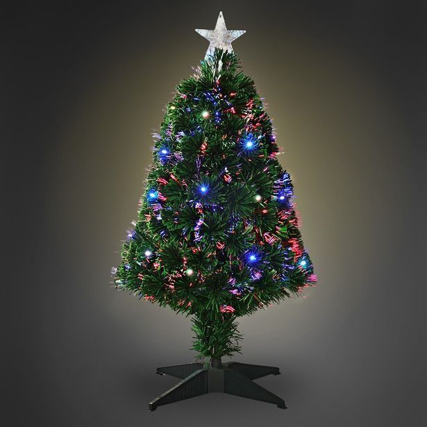 HOMESTYLING Vánoční stromeček s LED osvětlením 90 cm barevný KO-AFB000130