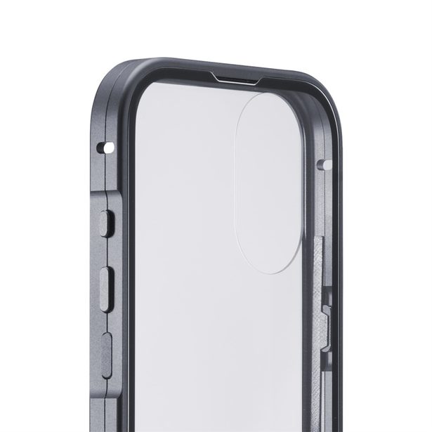 Black Rock 360° Glass, kryt pro Apple iPhone 17, skleněný, přední + zadní díl, průhledný/černý