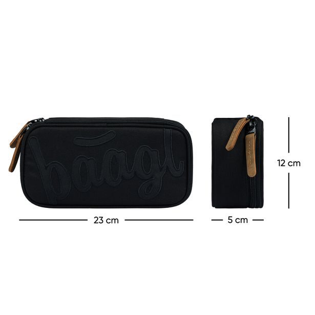 BAAGL 3 SET Skate Darkness: batoh, penál, sáček