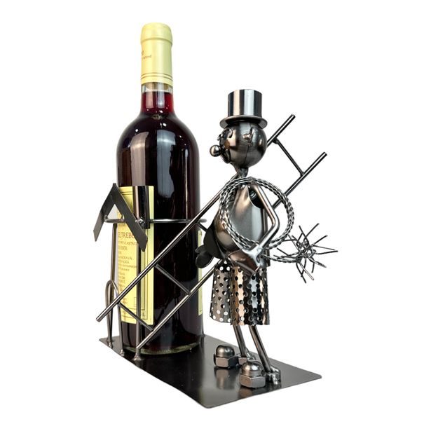 Stojan na víno kovový - Kominík