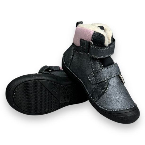 Ponte20, dětské zimní boty - Černo-růžové