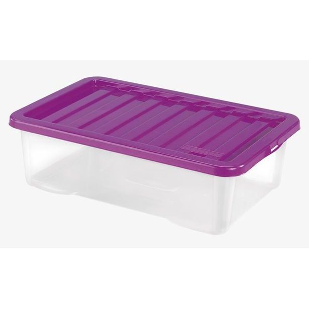 heidrun BOX ÚLOŽNÝ S VÍKEM 30L,QUASAR,PLAST,60X40X18CM_hamashop