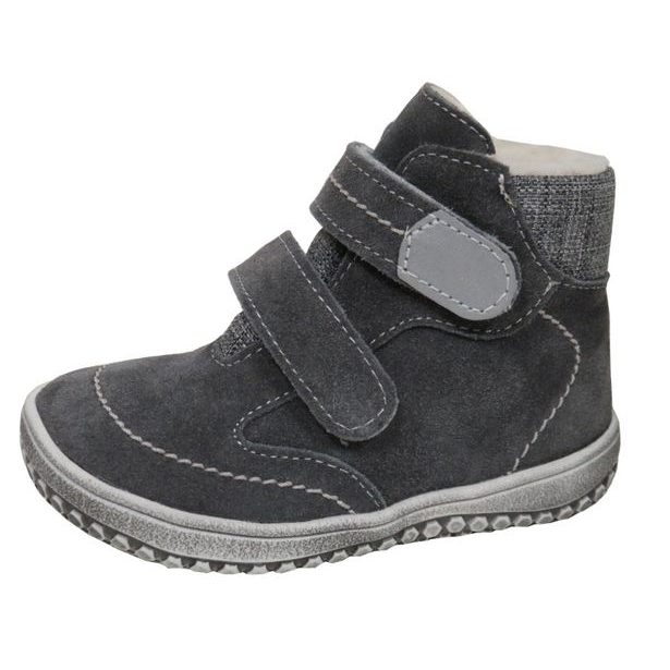 Dětská kožená zimní obuv Jonap B5 šedá