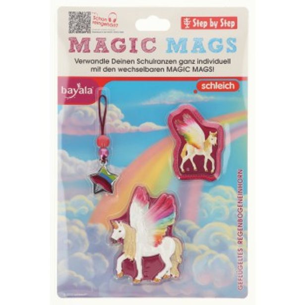 Doplňková sada obrázků MAGIC MAGS schleich, bayala, geflügeltes Regenbogeneinhorn