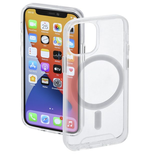 Hama MagCase Safety, kryt pro Apple iPhone 12 mini, průhledný