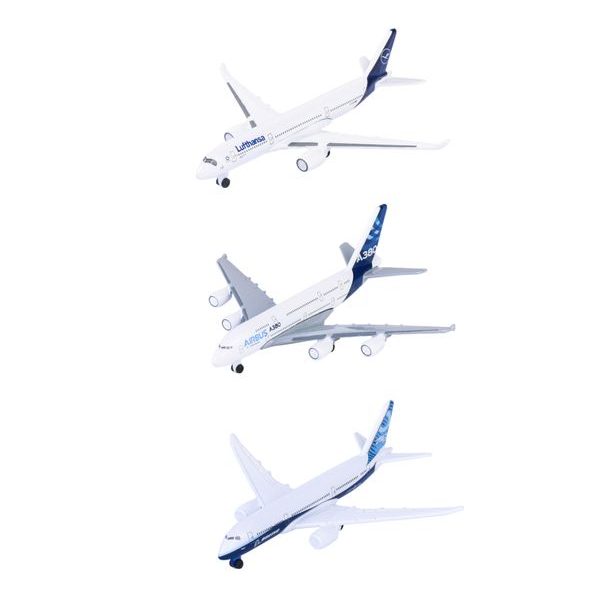 Letadlo kovové 11 cm, 3 druhy