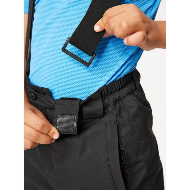 Unuo Dětské zimní rostoucí oteplovačky Ski, Černá