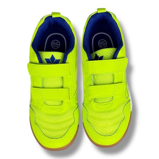 Dětská sálová obuv LICO Boulder V Lemon / Blau