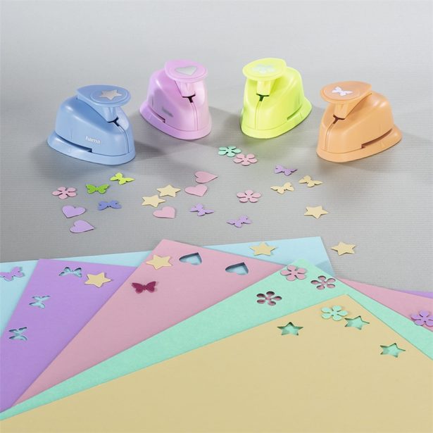 Hama ozdobné děrovačky, různé motivy, výsek 16 mm, balení 24 ks (cena je uvedená za 1 kus)