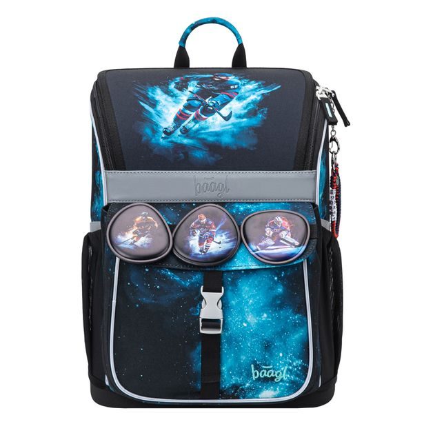 BAAGL SET 5 Zippy Hokej: aktovka, penál, sáček, zástěra, peněženka