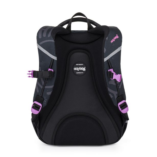 Studentský batoh OXY SCOOLER Graffiti Pink