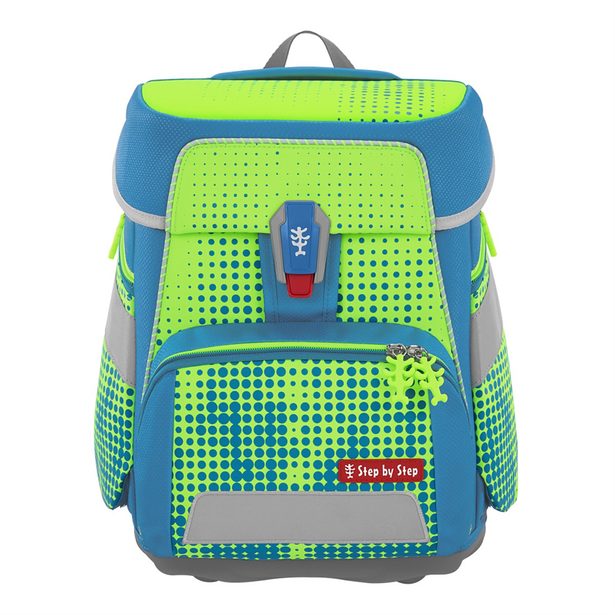 Školní aktovka Step by Step SPACE NEON, Race Car Chuck - 5 dílný set, AGR certifikát