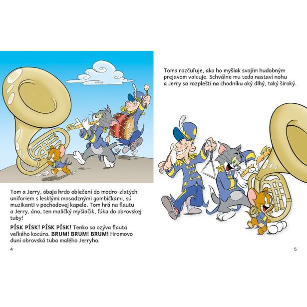 PREŠIBANÍ MUZIKANTI – Tom a Jerry v obrázkovom príbehu Baagl