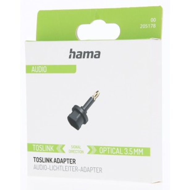 Hama optický adaptér Toslink na 3,5 mm vidlici