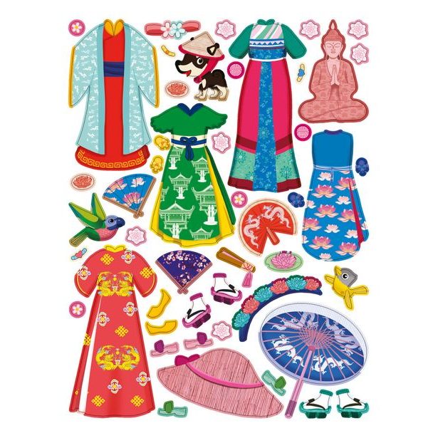 Šaty pro NGOC ─ Kniha samolepek