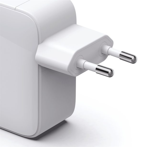 Hama rychlá USB nabíječka GaN 2x USB-C, PD 65 W, navíjecí kabel
