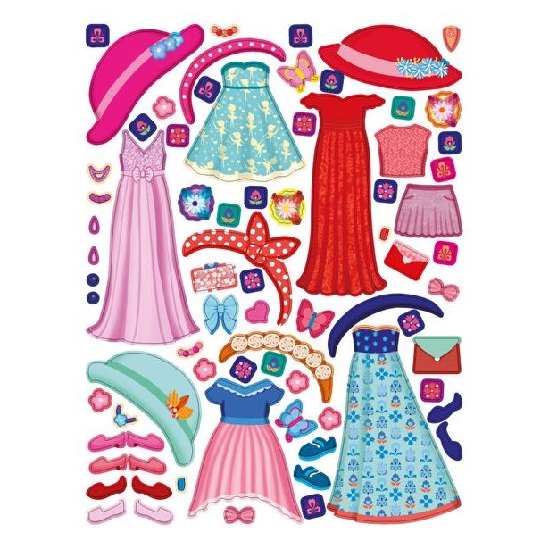 Šaty pre SÁRU ─ Kniha samolepiek Baagl