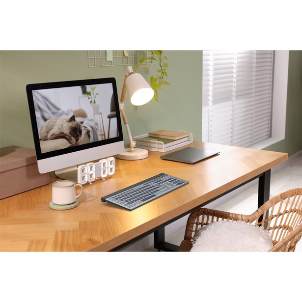 Hama bezdrátová Multi Device klávesnice WK-750, nabíjecí