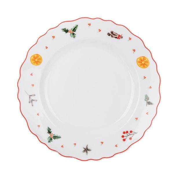 O Talíř porc. mělký VŮNĚ VÁNOC pr. 24,5 cm