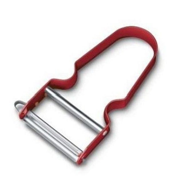 škrabka 11cm Rex, rovné ostří, U tvar, červená Victorinox