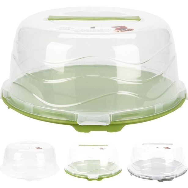 EXCELLENT HOUSEWARE Box na dort 33 x 16cm šedá KO-024001540seda