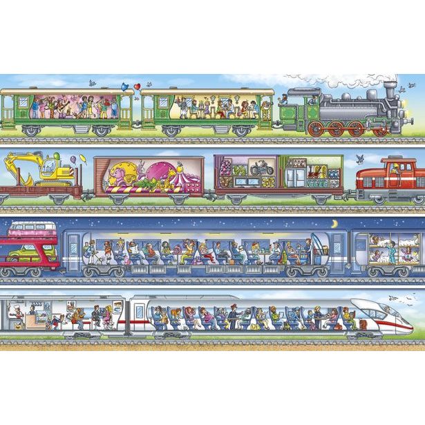 Velká knížka VLAKY pro malé vypravěče Baagl