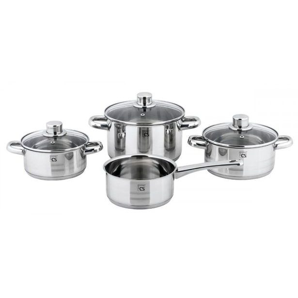 CS SOLINGEN Sada nádobí nerez Belm 7 ks CS-054953