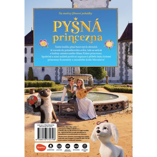 PYŠNÁ PRINCEZNA – Knížka na motivy filmové pohádky