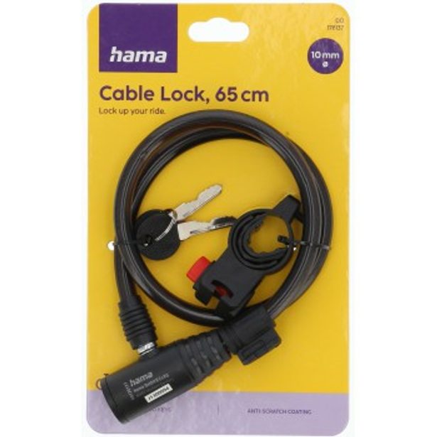 Hama cyklo zámek lankový, 65 cm