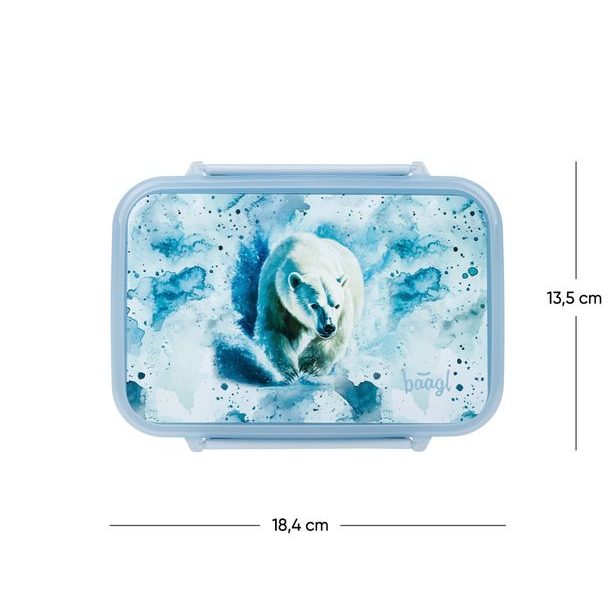BAAGL Box na svačinu s přihrádkami Polar