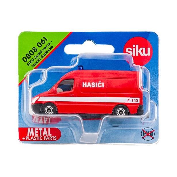 SIKU česká verze - hasiči dodávka