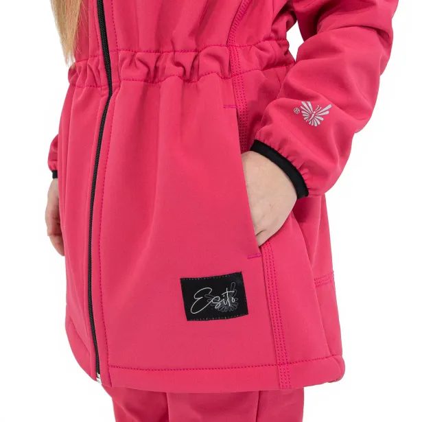 ESITO Dívčí parka Elega Pink - růžová / 86