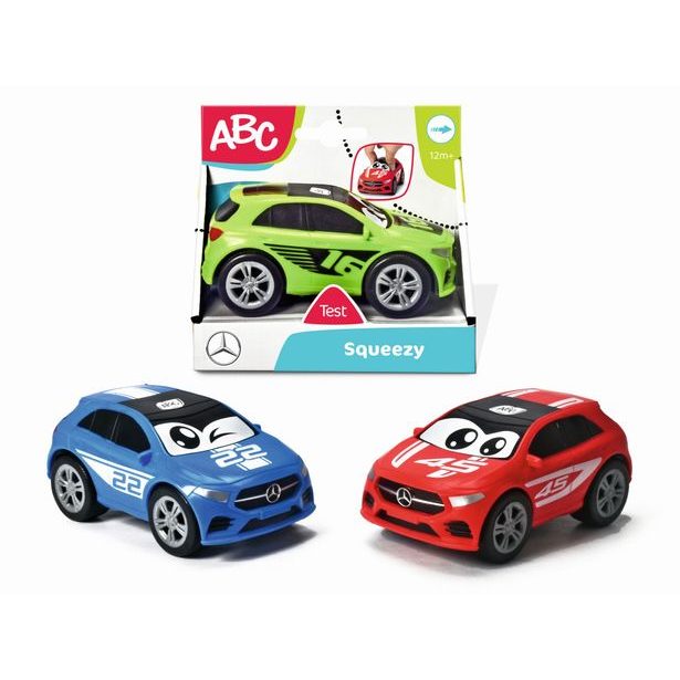 ABC Mercedes Squeezy, 11 cm, 3 druhy