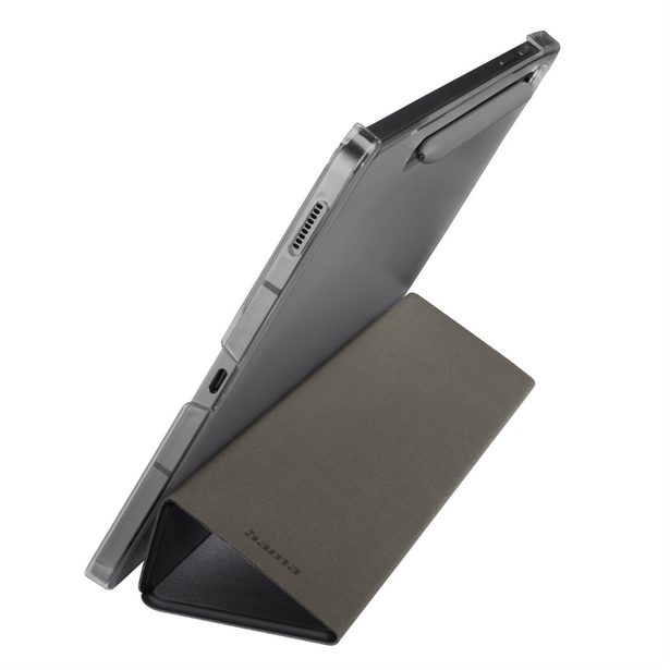 Hama Fold Clear, pouzdro pro Samsung Galaxy Tab S10 Lite 10,9", černé/průhledné