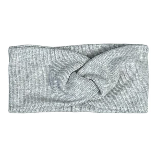 Dívčí čelenka s křížením MY MIMI - Šedá