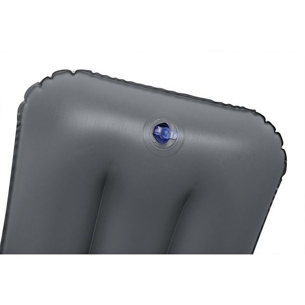 Semišový nafukovací polštář - mix 2 barvy, 42x26x10cm