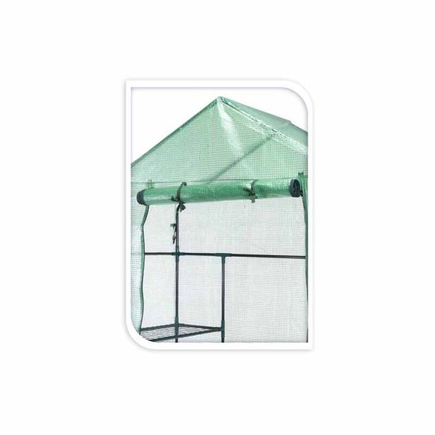 PROGARDEN Foliovník zahradní se vstupem a 4 policemi 143 x 73 x 195 cm KO-CE7000130